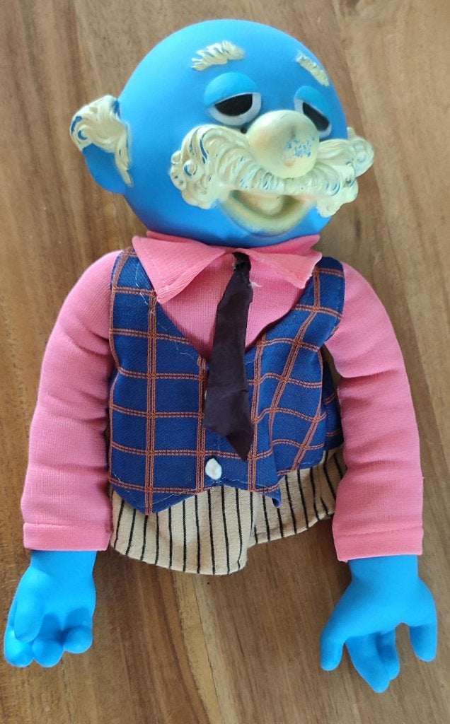 Zeldzame handpop Professor Hastings uit Spaanse Sesamstraat, Ophalen of Verzenden