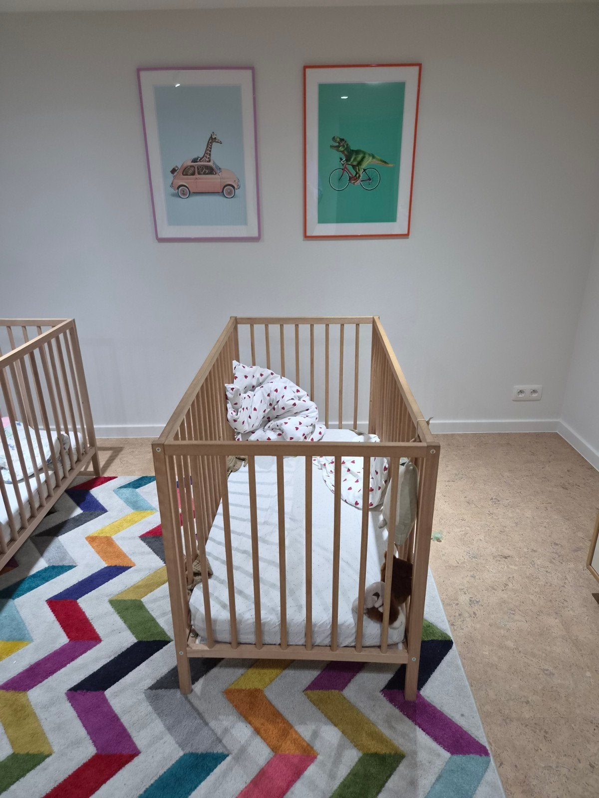 2 ikea kinderbedjes plus beddengoed, Ophalen, Gebruikt