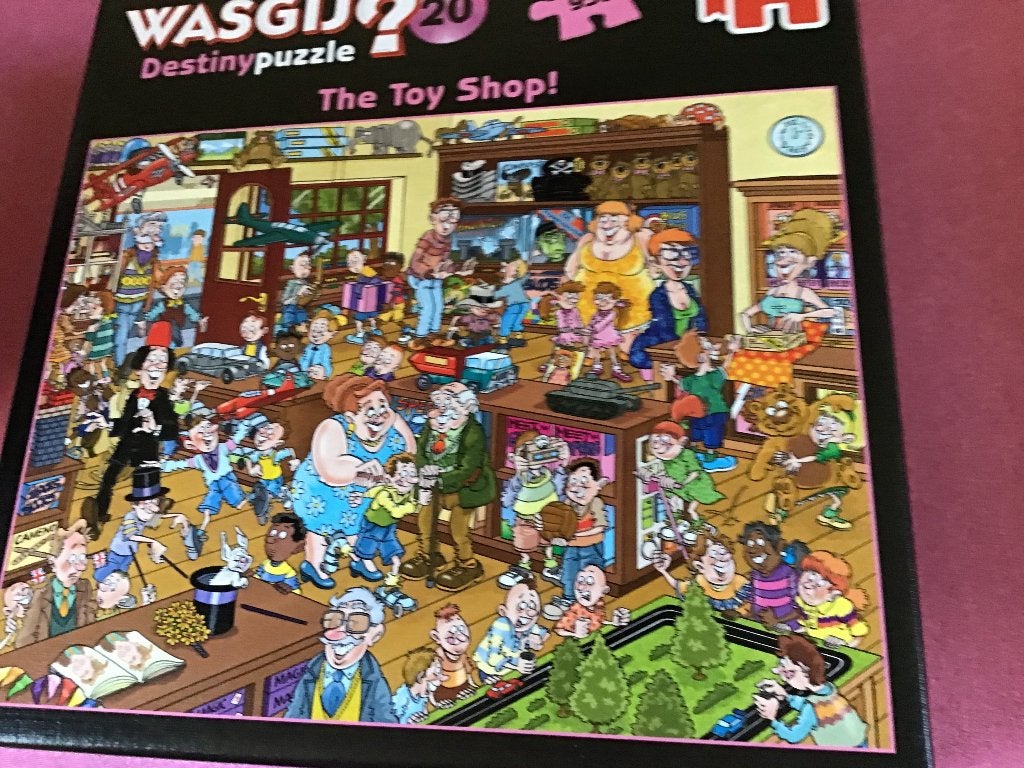 Puzzel wasgij, Ophalen of Verzenden, 500 t/m 1500 stukjes, Gebruikt, Legpuzzel