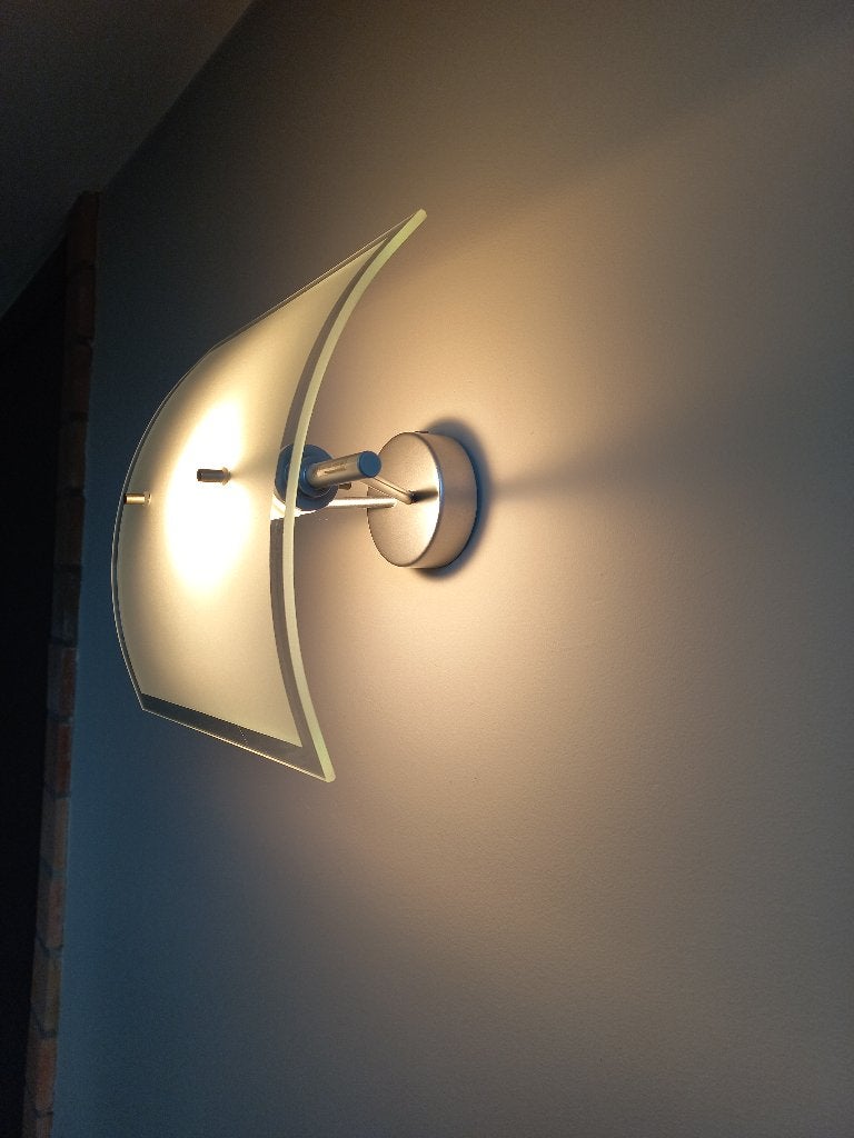 Wandlamp, Ophalen, Gebruikt, Glas, Wandlamp