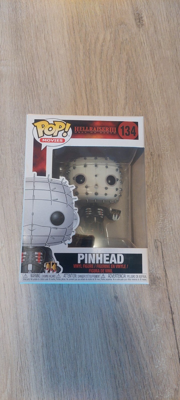 Funko Pop! Pinhead #134 – Hellraiser III – In doos, Ophalen, Zo goed als nieuw