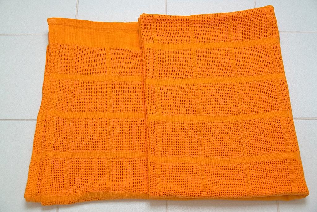 Zomerdeken superlicht katoen 220x240 NIEUW, Huis en Inrichting, Slaapkamer | Beddengoed, Oranje, Ophalen of Verzenden, Deken of Dekbed