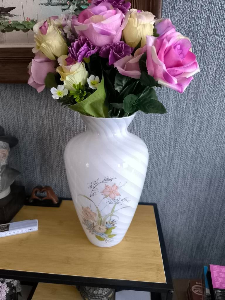 Murano glazen vaas met bloemen, Huis en Inrichting, Ophalen