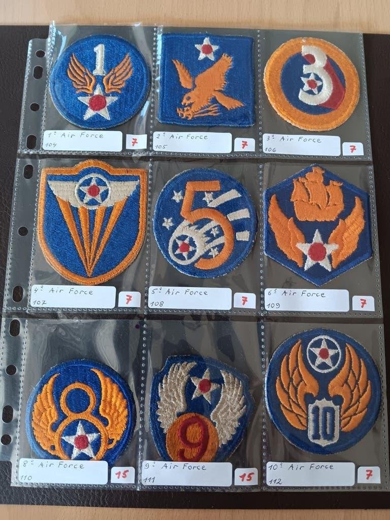 Us ww2 patches, Ophalen of Verzenden
