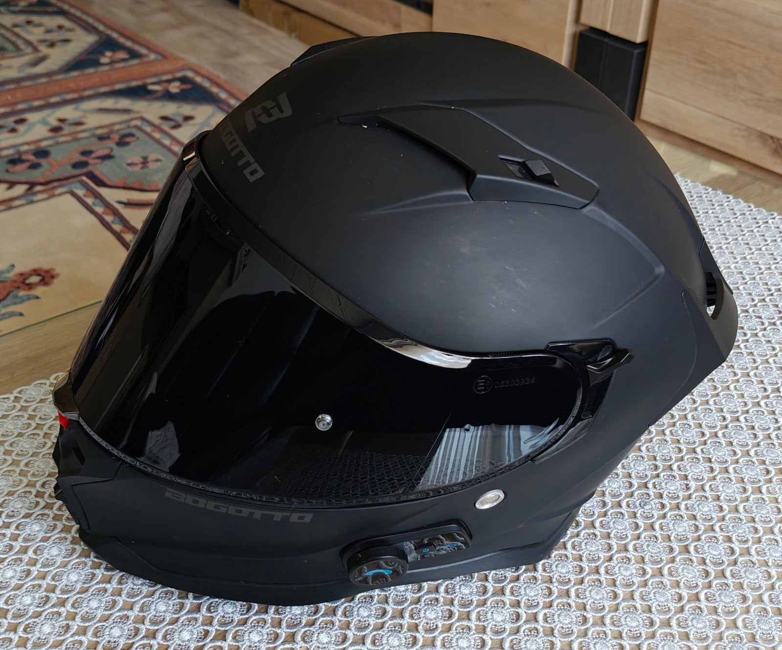 Casque intégral Bogotto H153 BT en taille XL, Motos, Autres marques, Femmes, Seconde main, XL