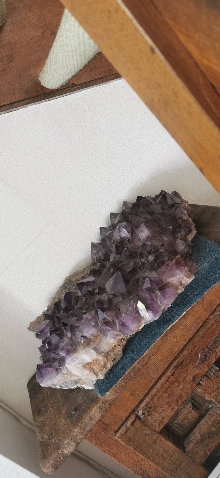 Améthyste 65cm plus de 30kg, Verzamelen, Mineralen en Fossielen, Ophalen