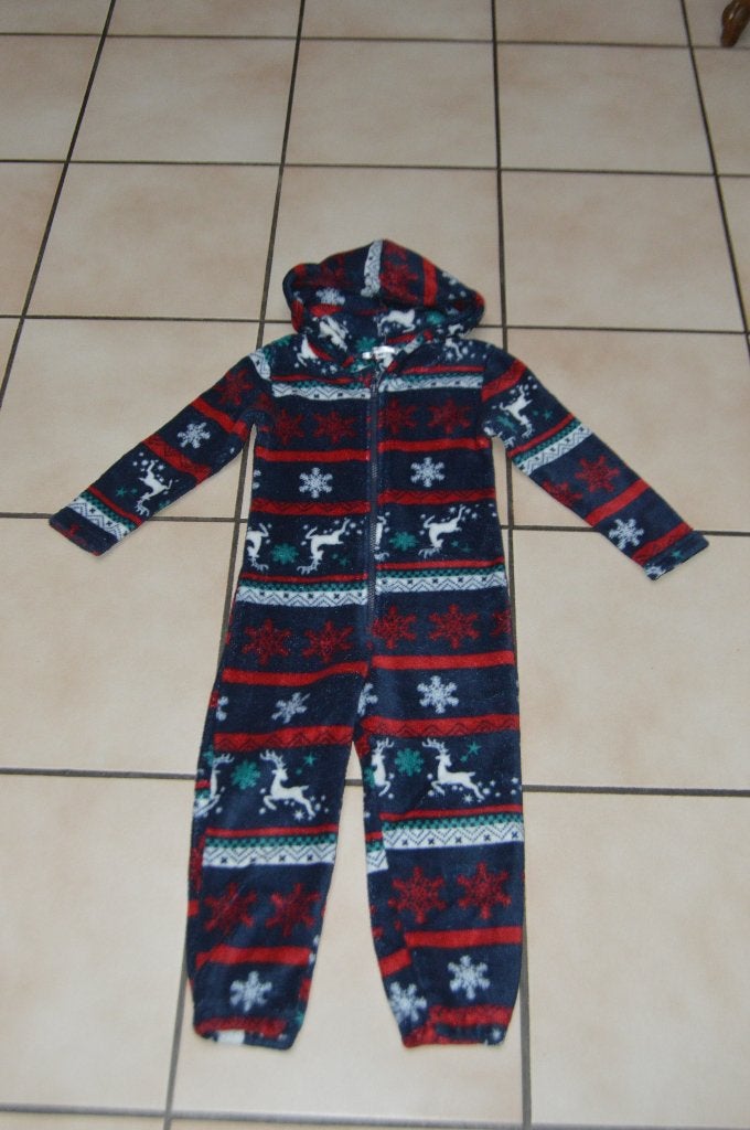 Onésie jongenspyjama „Winter, Christmas” T104 of 3/4A TBon!, Kinderen en Baby's, Nacht- of Onderkleding, Ophalen of Verzenden