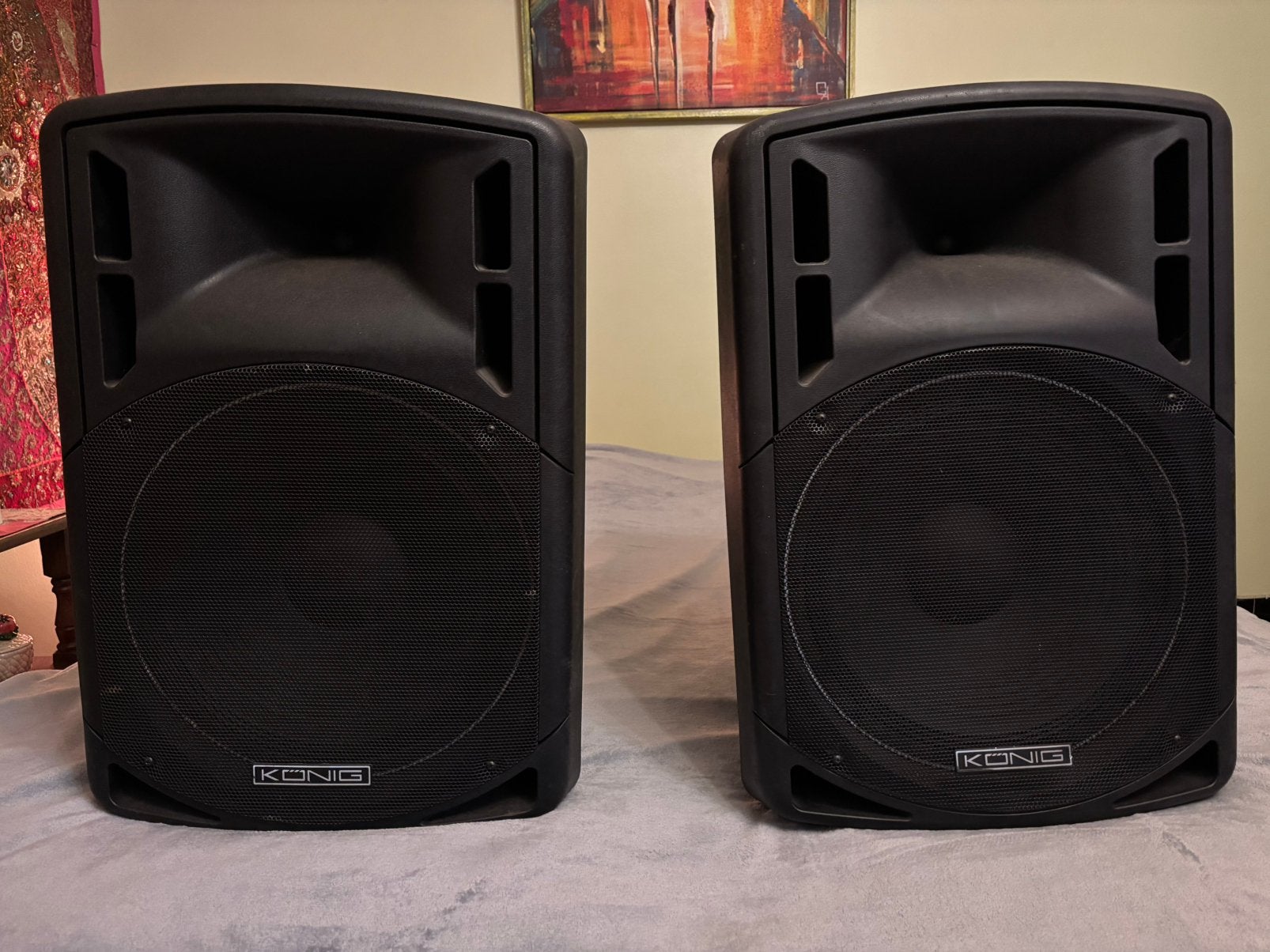 König Active ABS PA Speaker 15’’, Audio, Tv en Foto, Ophalen, Zo goed als nieuw