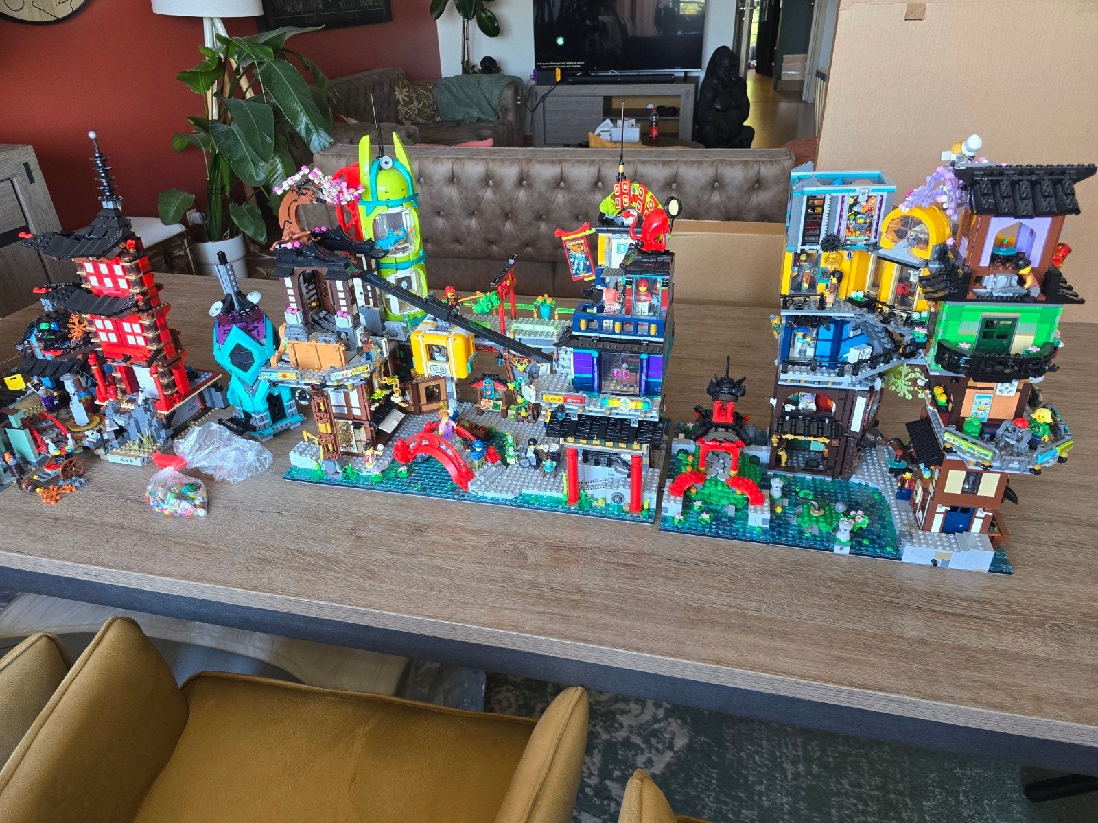 marchés de la ville de Ninjago et plus encore.., Enlèvement