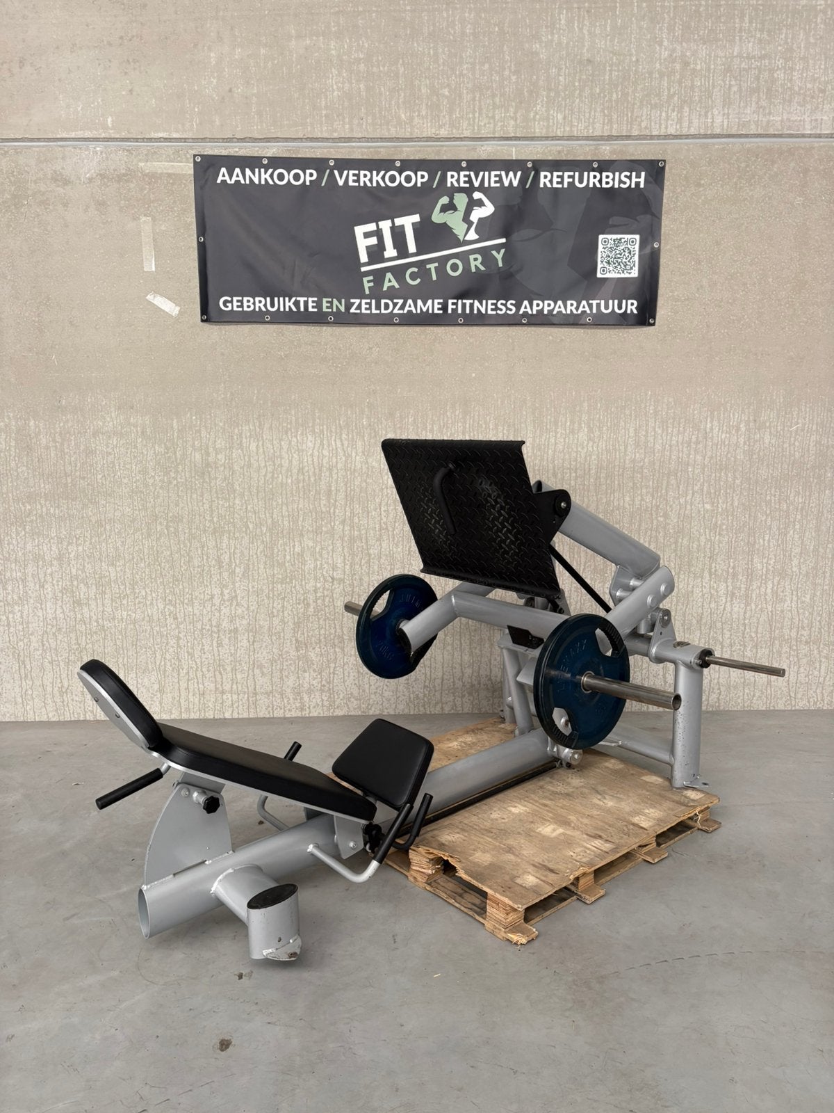 Gym80 squat press leg press, Ophalen, Zo goed als nieuw, Rug