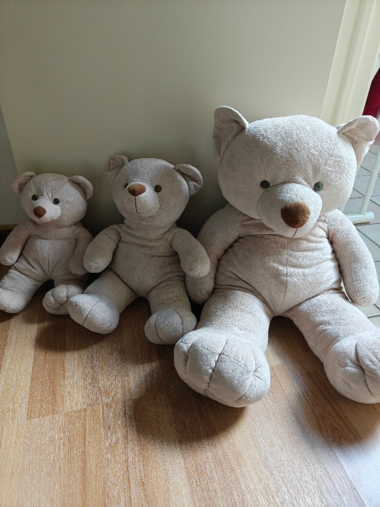 set knuffelberen, Verzamelen, Beren en Cherished Teddies, Ophalen, Zo goed als nieuw, Stoffen beer, Overige merken