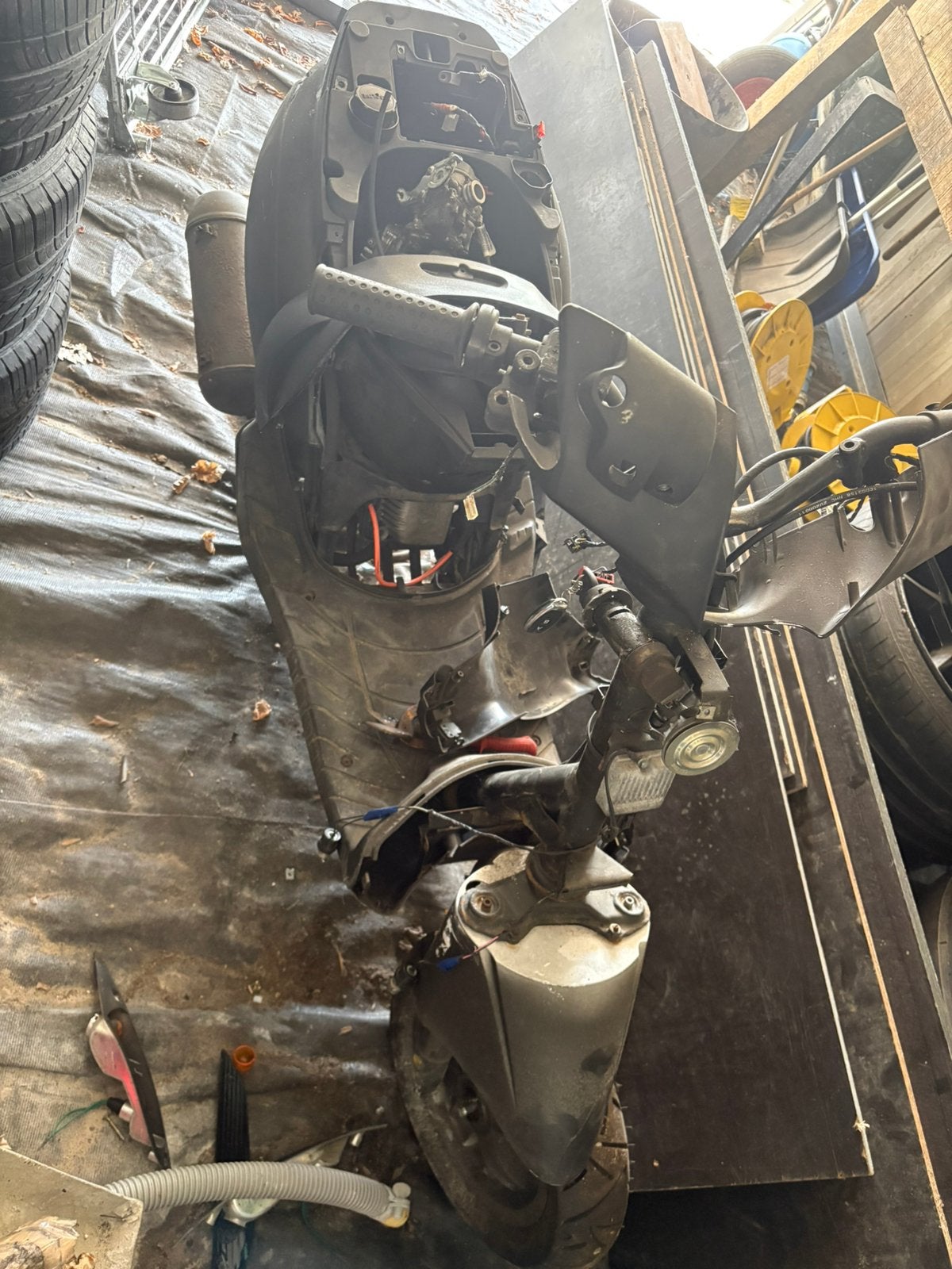 Piaggio zip frame, Fietsen en Brommers, Scooters | Piaggio, Ophalen, Zip
