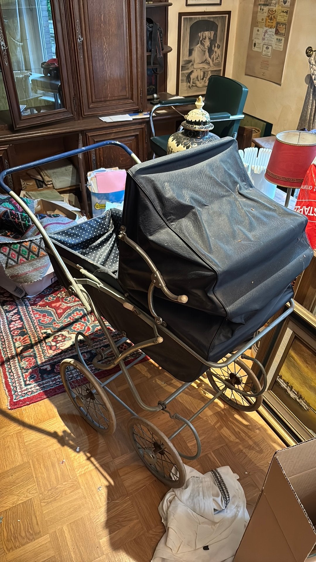 Vintage kinderwagen, Kinderen en Baby's, Ophalen, Gebruikt, Kinderwagen