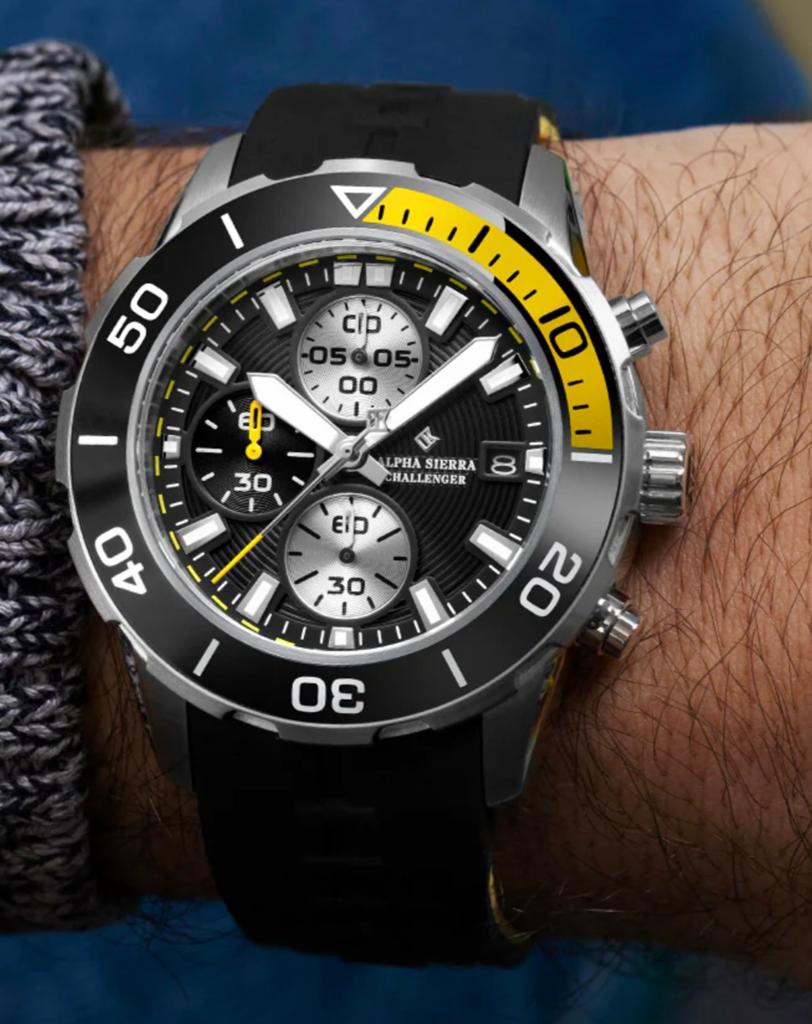 ALPHA SIERRA CHALLENGER SPORT CHRONO TWV429€! 💯%NIEUW!, Ophalen of Verzenden, Nieuw