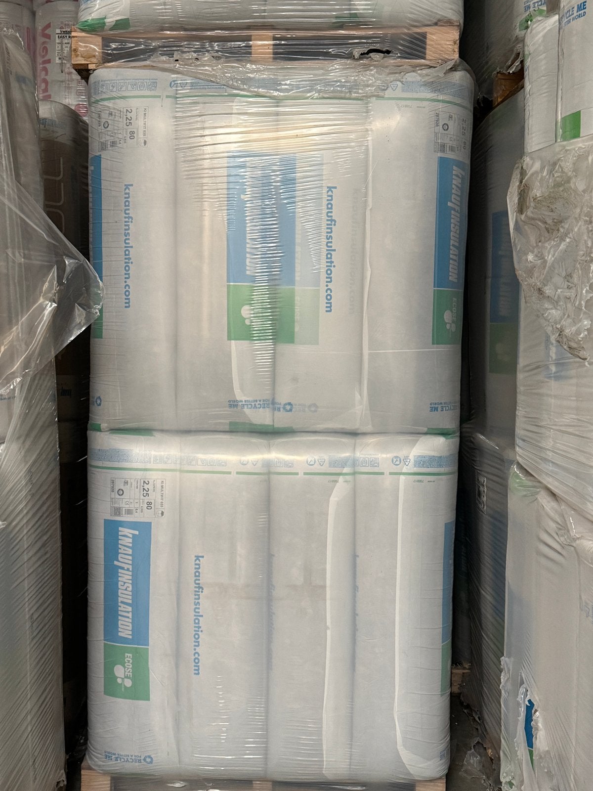 Knauf 100mm glaswol met alu 2,95per m2!, Doe-het-zelf en Bouw, Isolatie en Afdichting, Ophalen, Nieuw, Glaswol