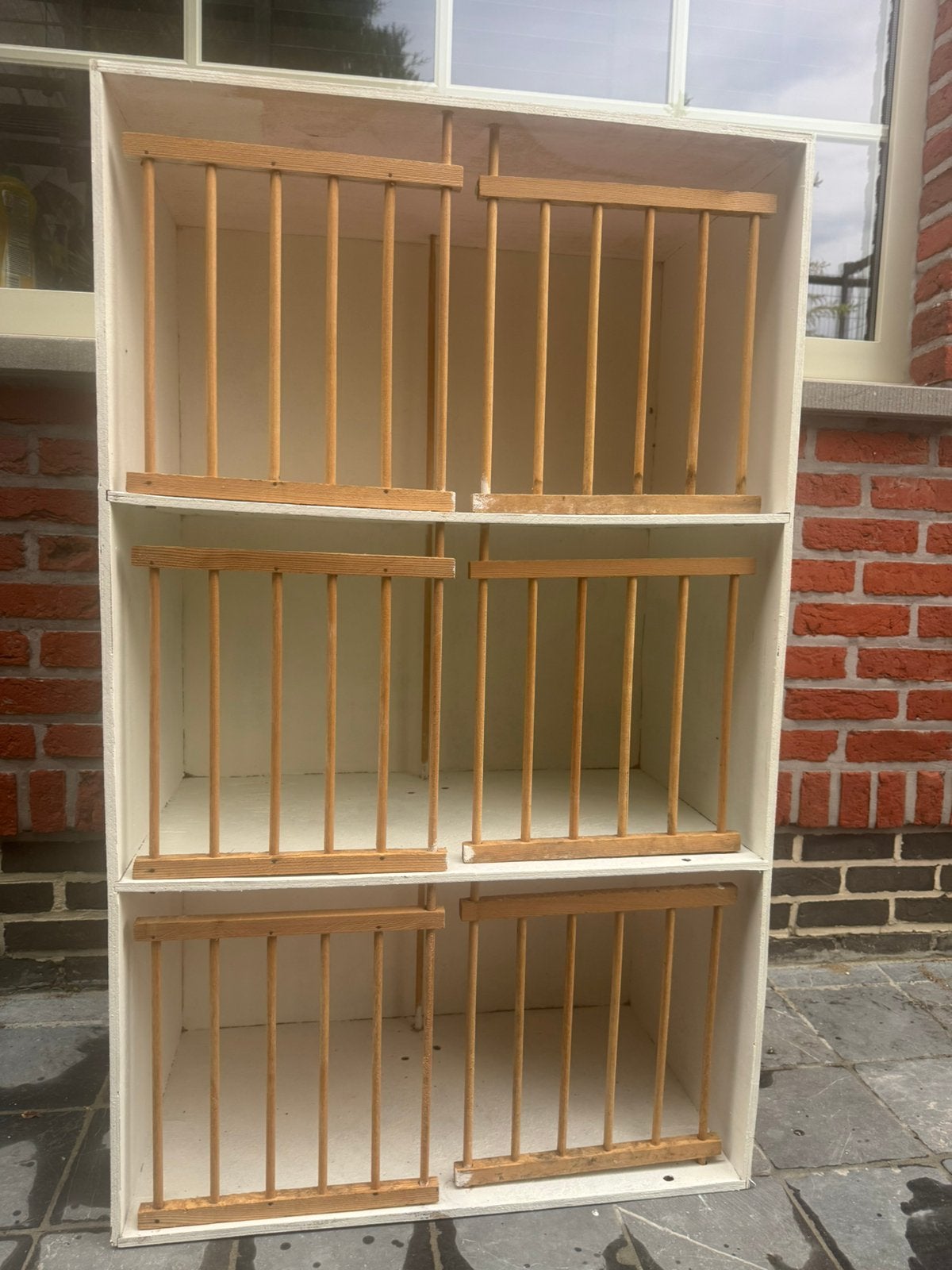 Duivenkweekkast met 3 broedvakken, Dieren en Toebehoren