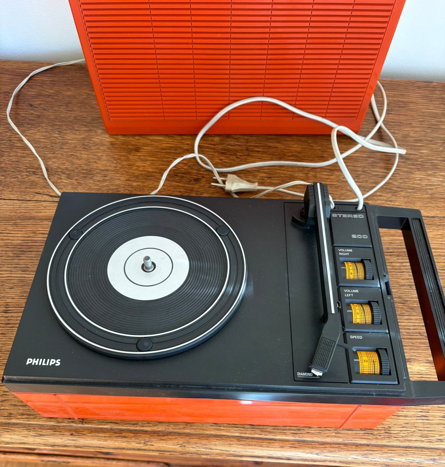 Vintage platenspeler Philips, Ophalen, Gebruikt, Platenspeler, Philips