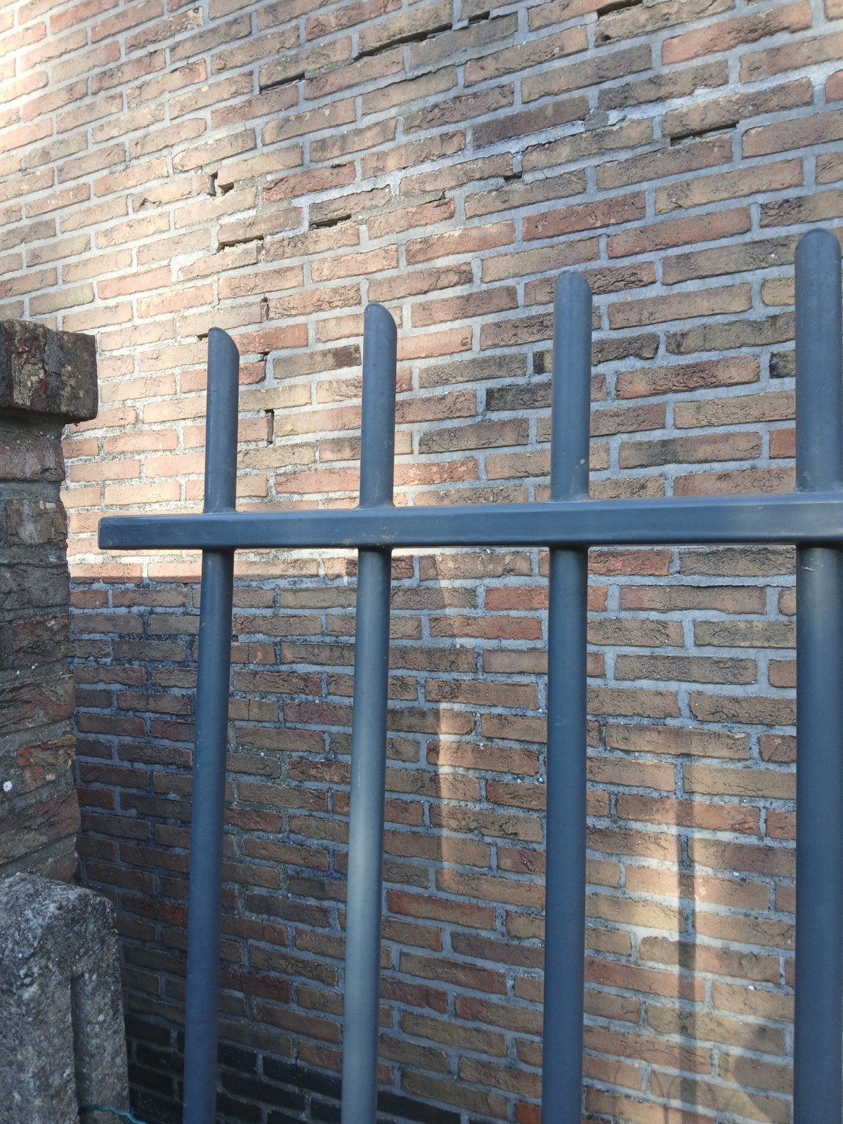 Portails en fer de 250 cm., Enlèvement, Comme neuf, Fer, Clôture barrée