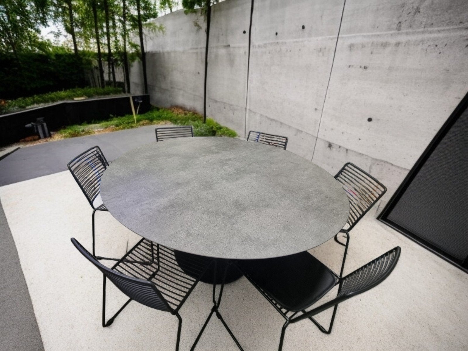 NIEUWE tuintafel volkeramiek dia150cm, Enlèvement