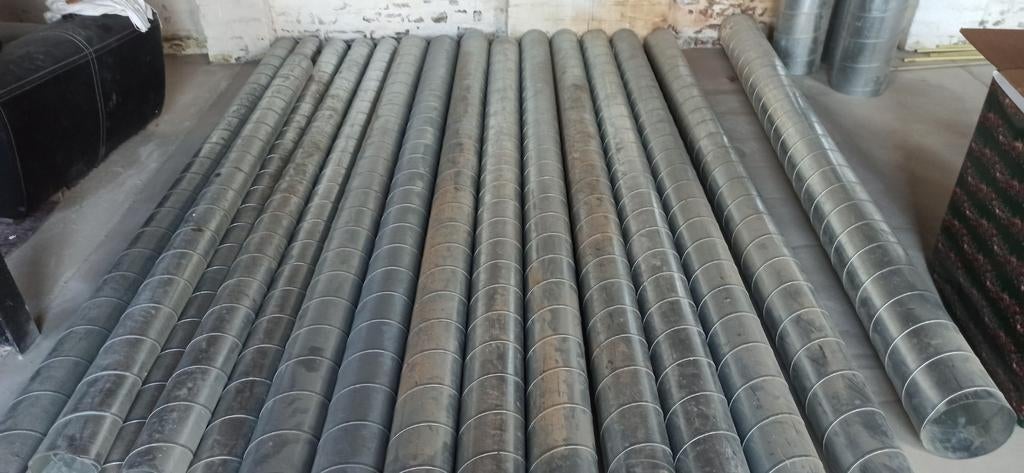 Tubes ventilation VMC Galvanisé  - Ø160 / Ø125 / Ø100, Articles professionnels, Machines & Construction | Autre, Enlèvement