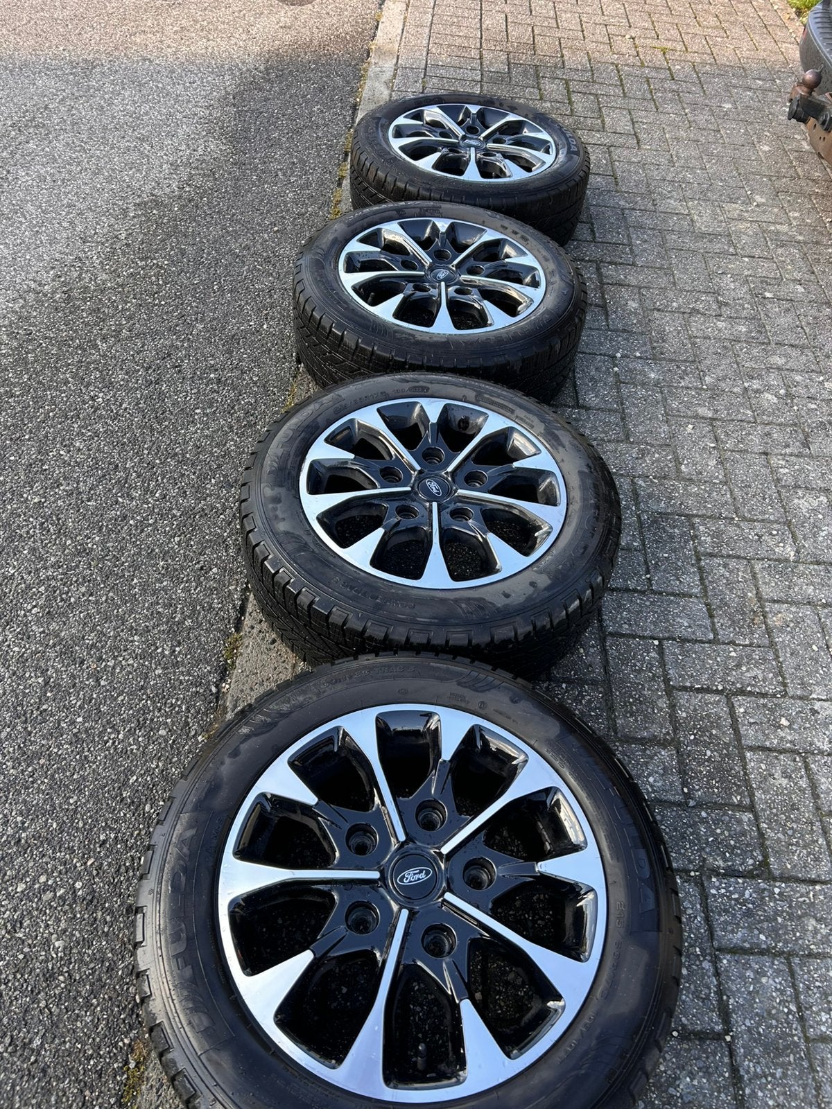 Ford Transit Custom Sport sneeuwbanden en velgen 17 inch, Ophalen, Velg(en), Nieuw, 17 inch