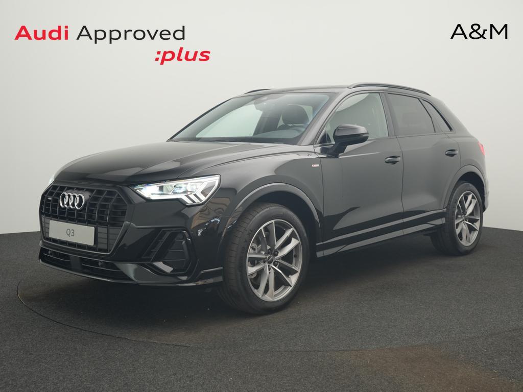 Audi Q3 Q3 40 TFSI Quattro Sport Edition S tronic, Auto's, Audi, Automaat, Airbags, Zwart, SUV of Terreinwagen