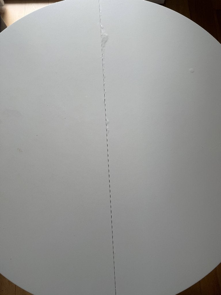 tafel van ikea ROSENTORP uitschuifbaar, Ophalen, Gebruikt, 100 tot 150 cm, Rond