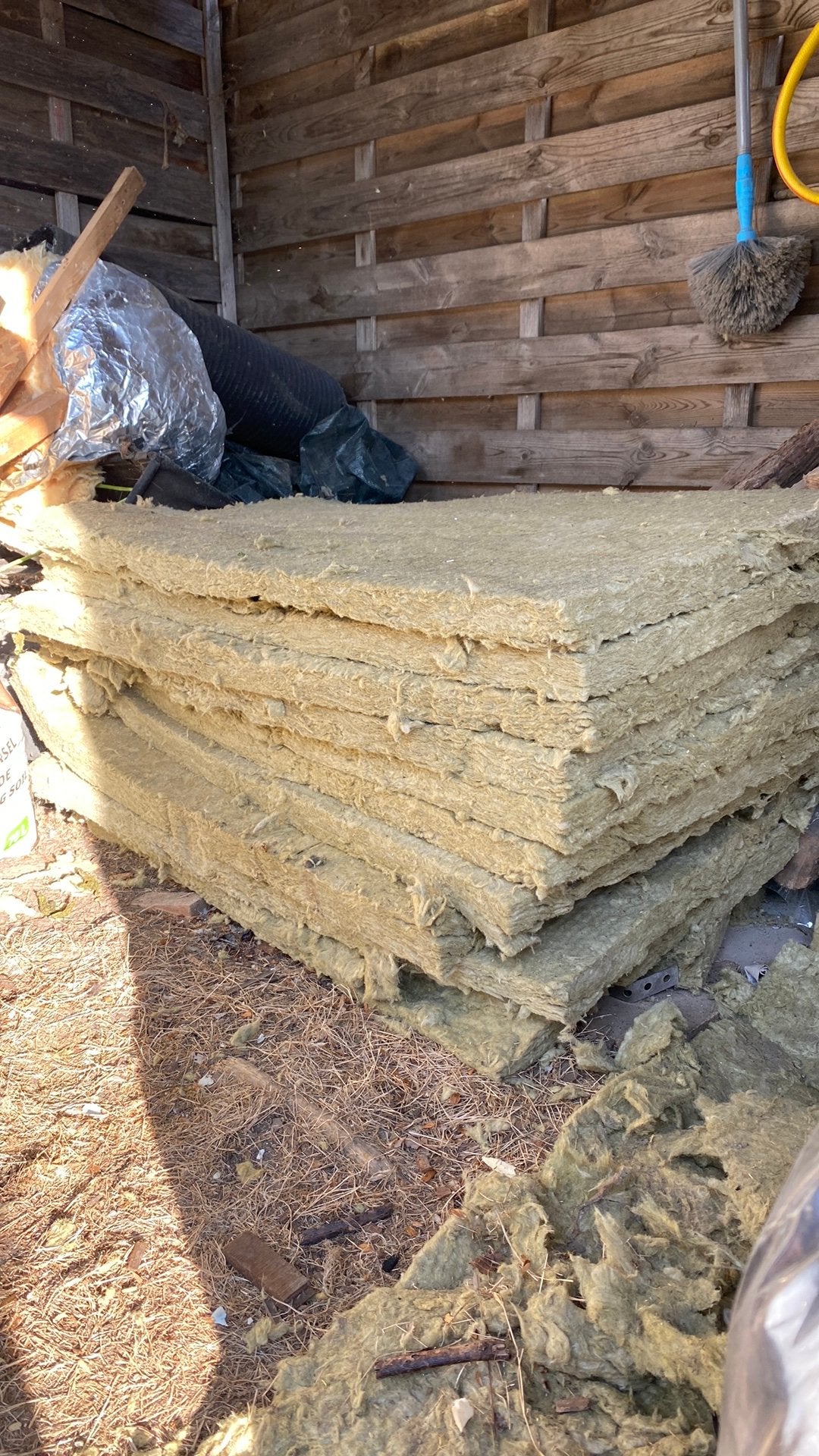 Isolatie 1m op 60cm op 4cm, Doe-het-zelf en Bouw, Isolatie en Afdichting, Ophalen, Zo goed als nieuw
