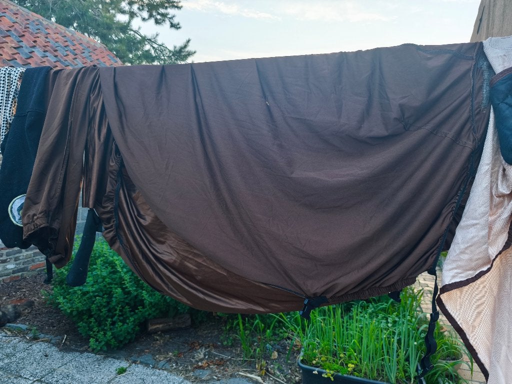 Vliegendeken 185x135, Dieren en Toebehoren, Gebruikt, Overige merken, Afneembare hals, Vliegendeken