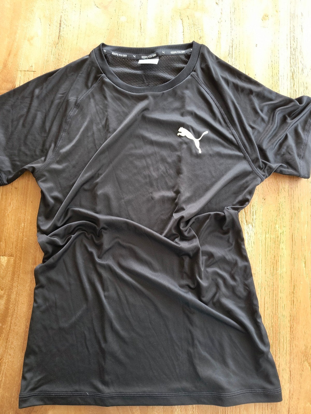 Sportshirt Puma maat s, Ophalen of Verzenden, Zo goed als nieuw, Maat 46 (S) of kleiner, Zwart