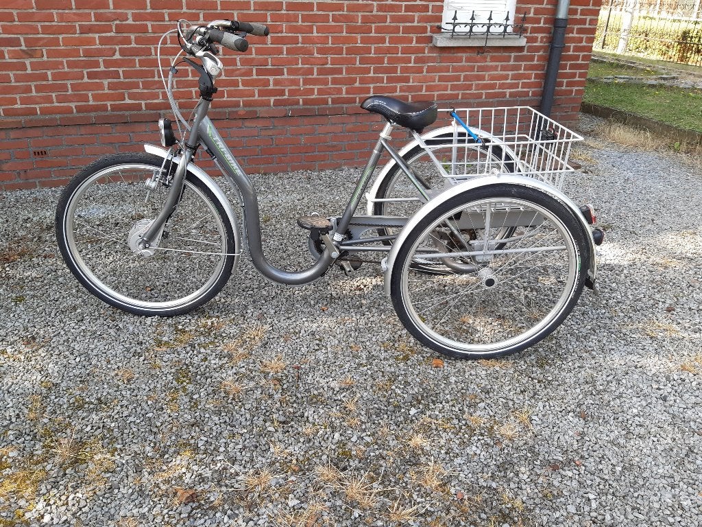 elektrische driewieler, lage instap, in orde., Vélos & Vélomoteurs, Vélos électriques, Comme neuf, Enlèvement