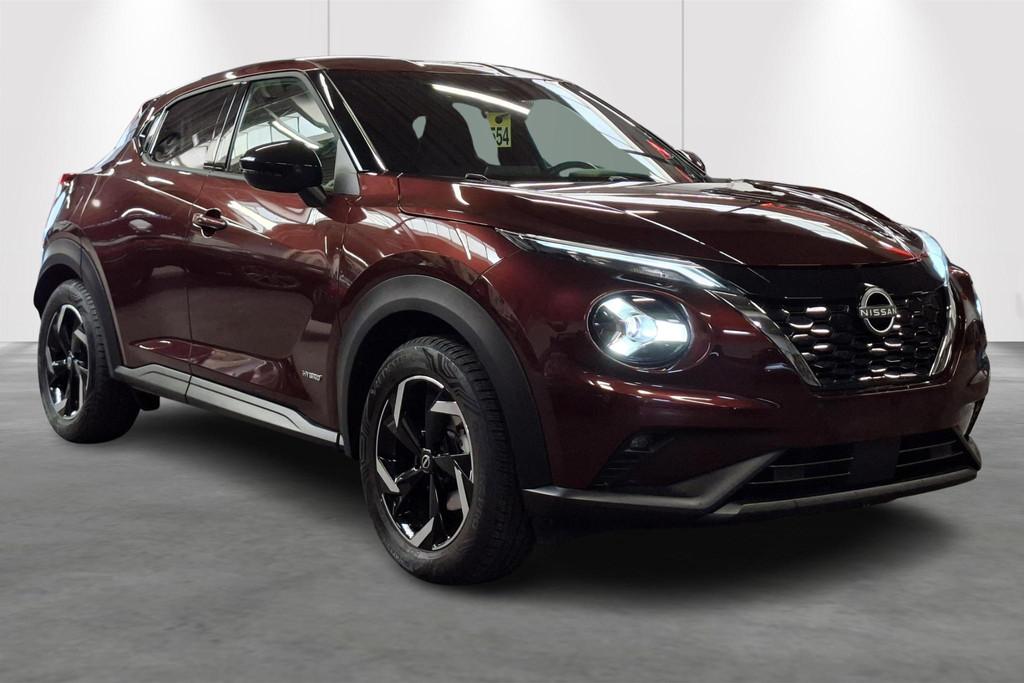 Nissan Juke Hybrid-AUT-Cam-Carplay-Airco-Sensoren, Rouge, Achat, 135 g/km, Entreprise
