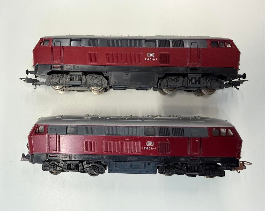 Moteurs diesel Lima BR 216 (DB), Enlèvement ou Envoi, Utilisé, Locomotive, Lima