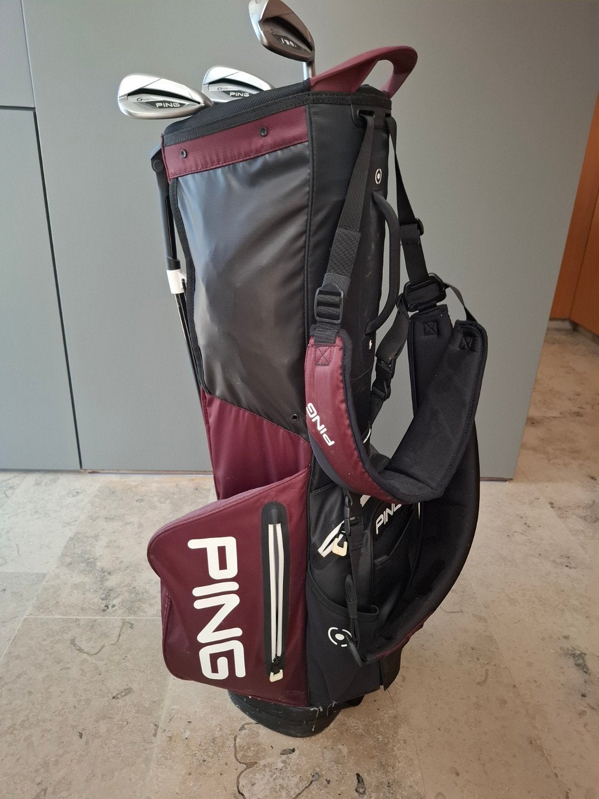 Golftas en toebehoren, Ophalen