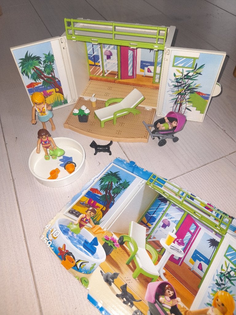 Playmobil - 6159 – Speelbox Zonneterras, Kinderen en Baby's, Complete set, Overige typen, Ophalen of Verzenden, Zo goed als nieuw