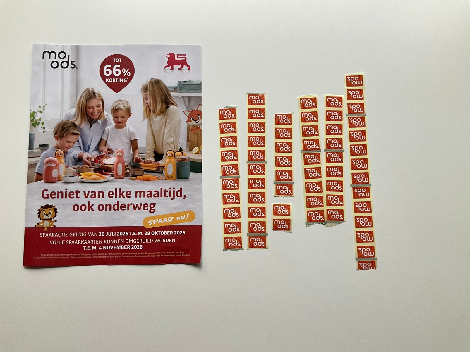 60 zegeltjes Mood, Verzamelen, Ophalen of Verzenden