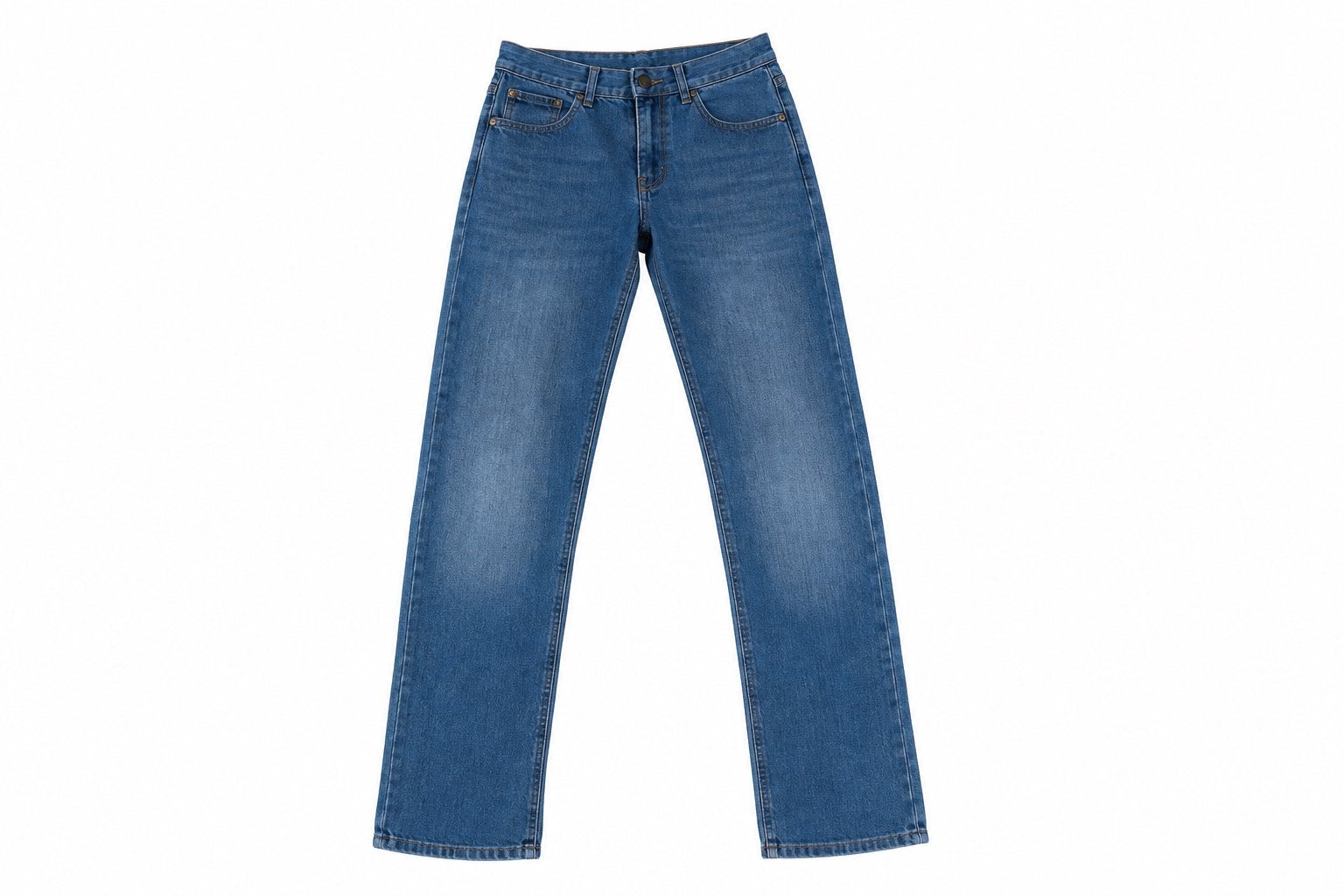 Klassieke blauwe jeans - rechte snit, tijdloze stijl, Verzenden, Zo goed als nieuw, Jongen, Broek