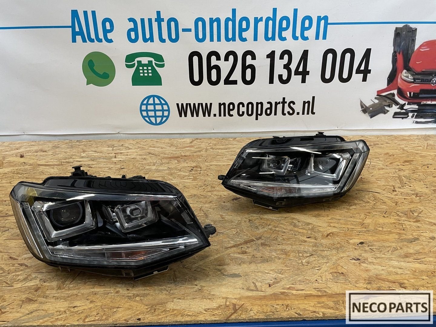 VW CADDY 2K XENON LED KOPLAMPEN COMPLEET ORIGINEEL, Autos : Pièces & Accessoires, Volkswagen, -, Utilisé, -