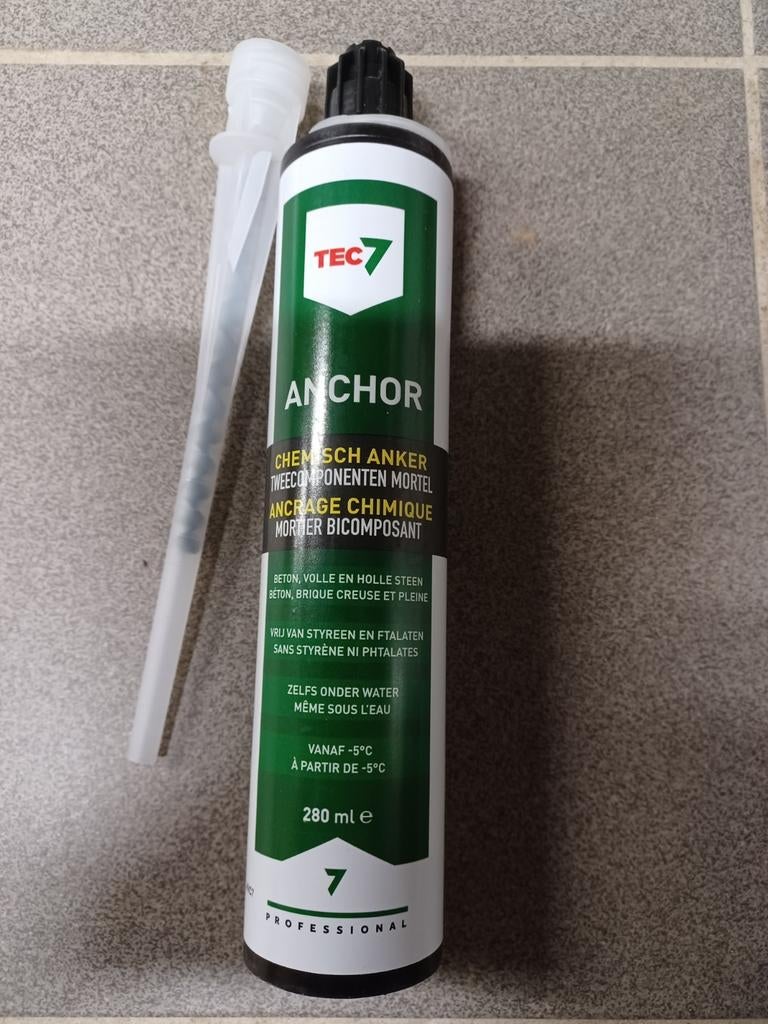 Chemisch anker, verankering, anchor, tec7, Doe-het-zelf en Bouw, Ophalen, Nieuw, Overige typen