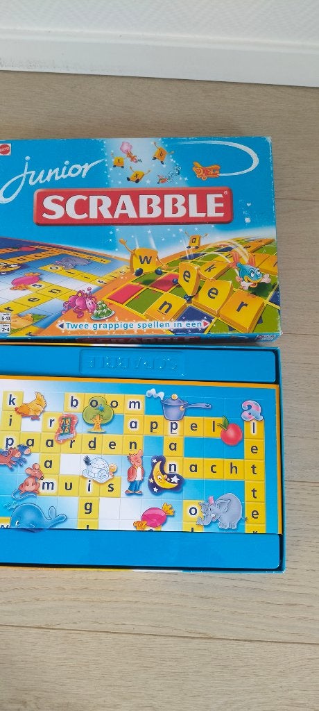scrabble junior (nederlandstalig), Ophalen, Zo goed als nieuw, Mattel