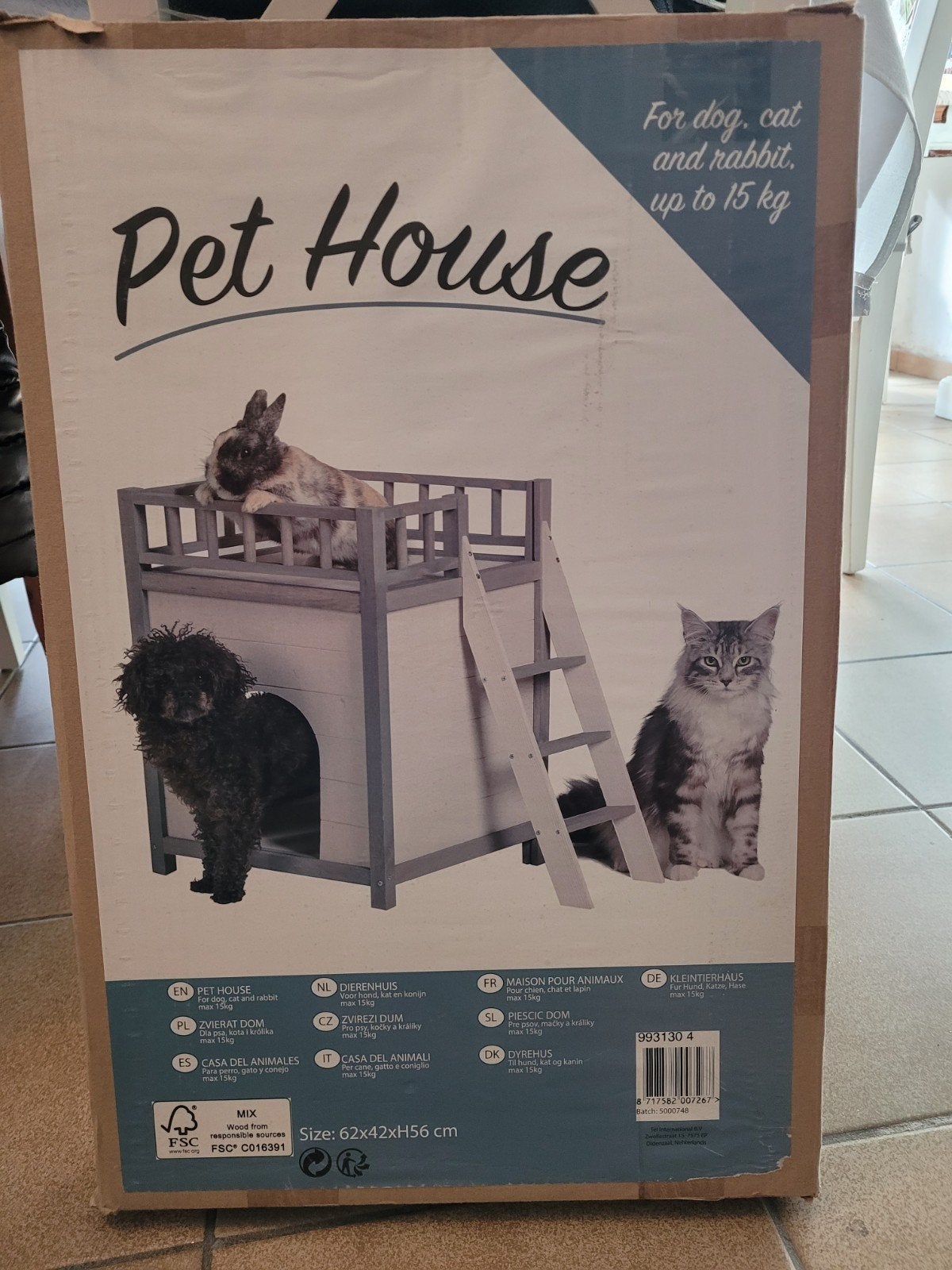 PETITE MAISON POUR ANIMAUX (chien, chat, lapin), Animaux & Accessoires, Enlèvement, Neuf