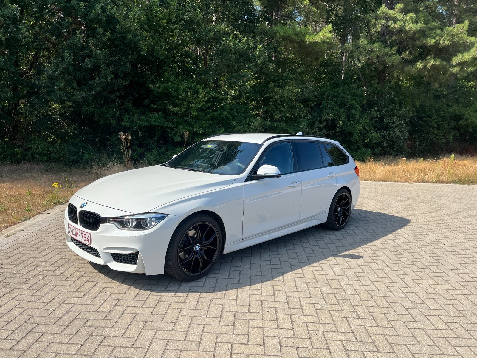 Bmw 316D, Auto's, BMW, Euro 6, Alcantara, Wit, 5 deurs