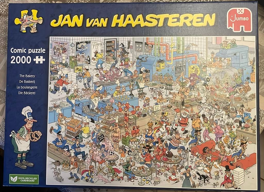 Puzzel 2000st Jan van Haasteren De Bakkerij, Hobby en Vrije tijd, Denksport en Puzzels, Ophalen, Zo goed als nieuw