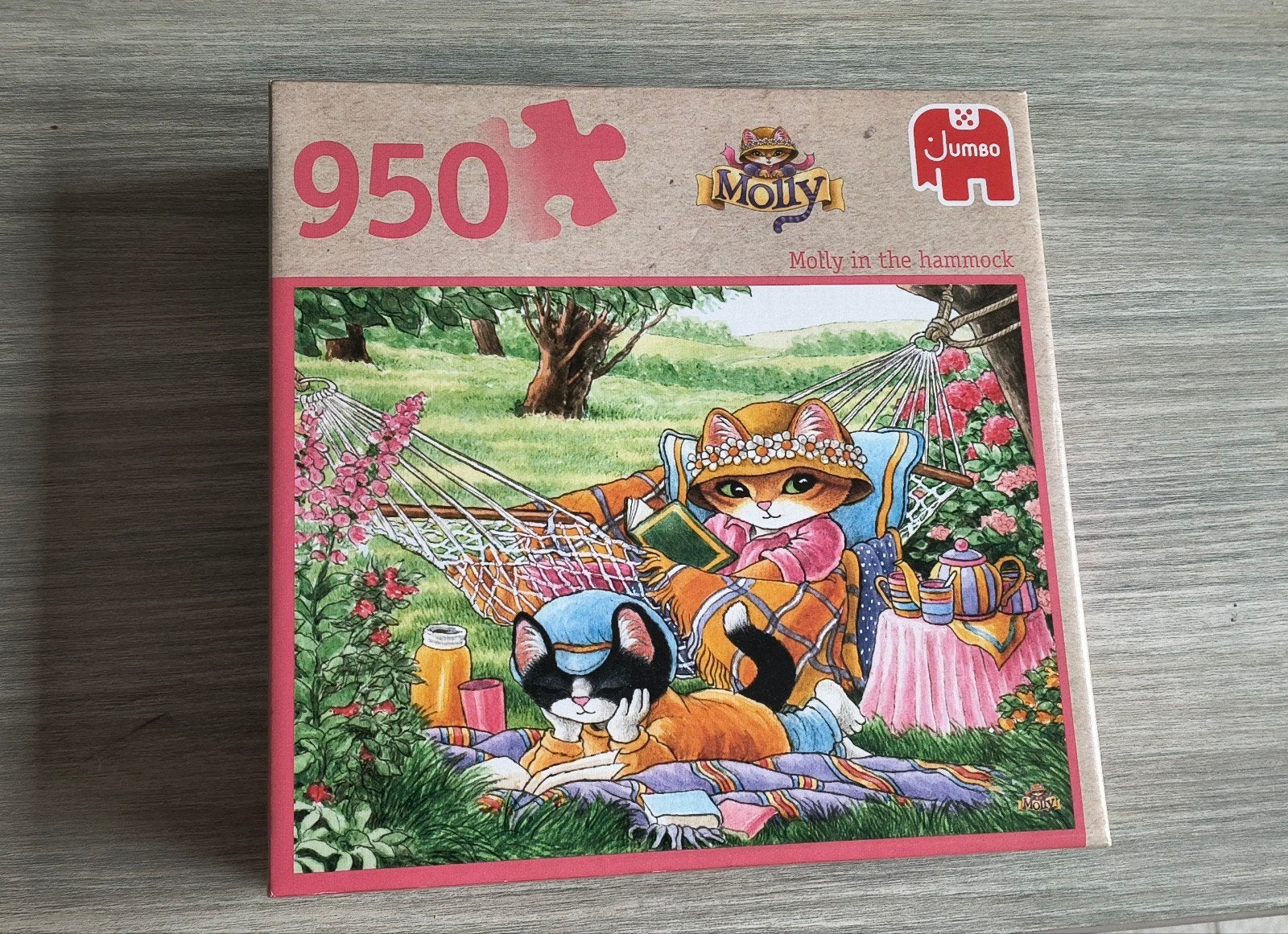 Molly puzzle - Molly in the hammock, Hobby & Loisirs créatifs, Enlèvement ou Envoi, 500 à 1500 pièces, Comme neuf, Puzzle