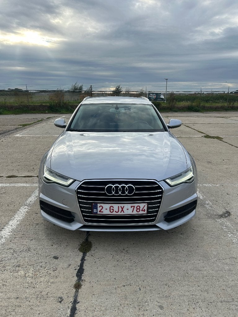 Prachtige Audi A6 Facelift (12-2017) Automaat, Autos, Cuir, Argent ou Gris, Achat, 1968 cm³