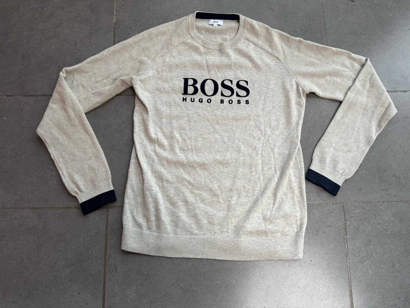 fijngebreide katoenen trui Hugo Boss - 16 jaar, Enfants & Bébés, Enlèvement ou Envoi, Comme neuf, Garçon, Pull ou Veste