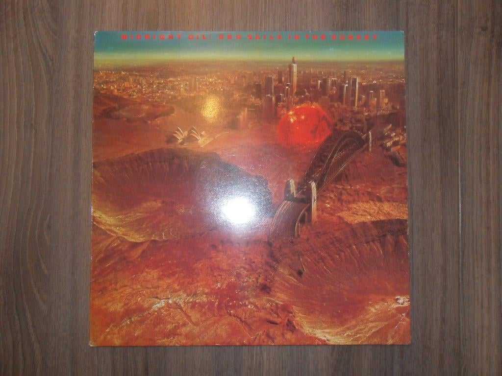 Midnight Oil - Red sails in the sunset, Ophalen of Verzenden, Gebruikt, 12 inch