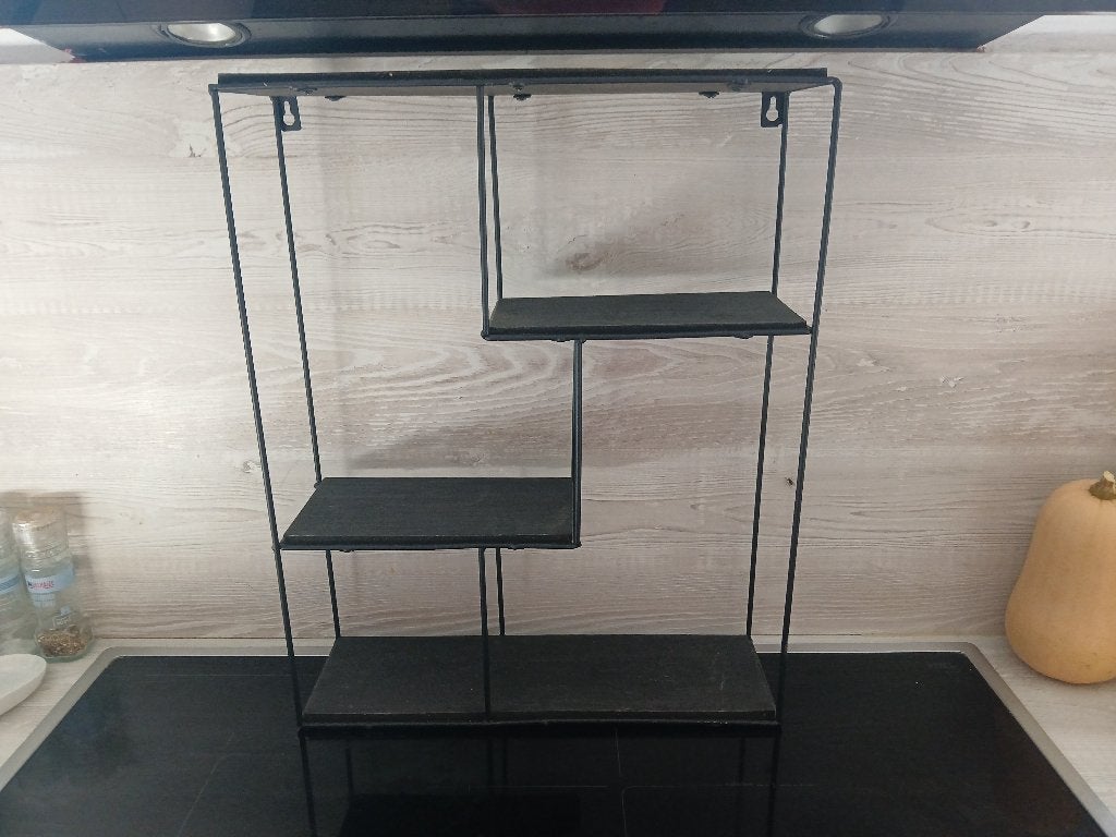 Etagère décorative noir, Maison & Meubles, Accessoires pour la Maison | Étagères, Bois, Comme neuf, Enlèvement, Étagère