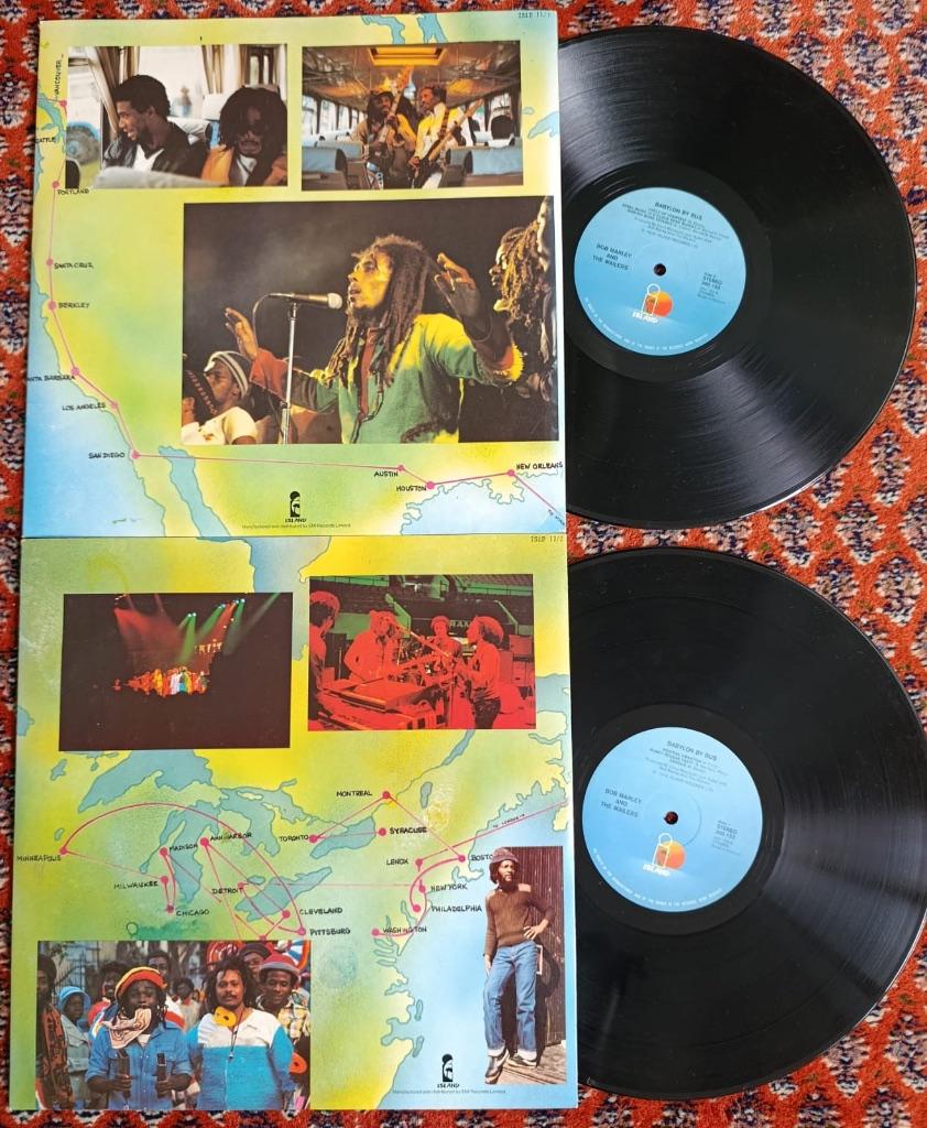 Bob Marley & The Wailers - Babylon By Bus, Cd's en Dvd's, Gebruikt, 1980 - 1989, Ophalen of Verzenden, Dubbel-LP