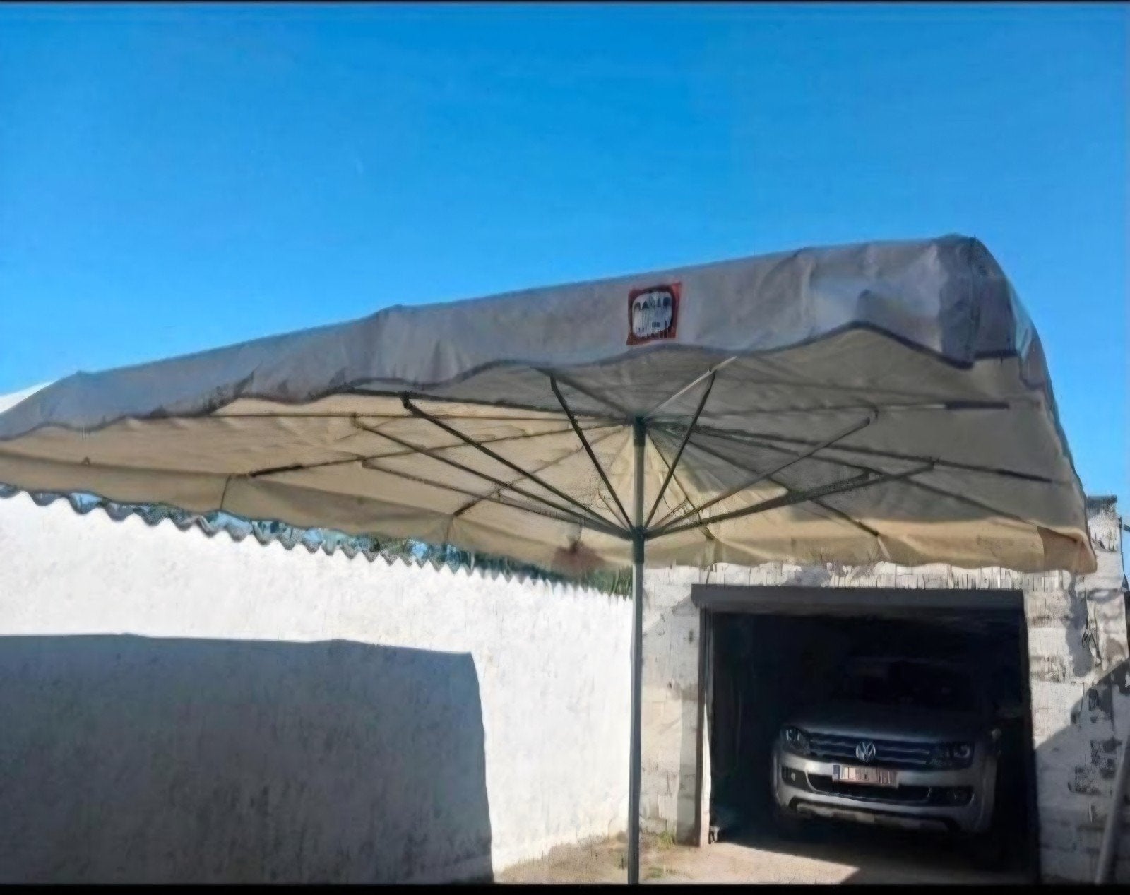 parasol de maraîcher, Enlèvement